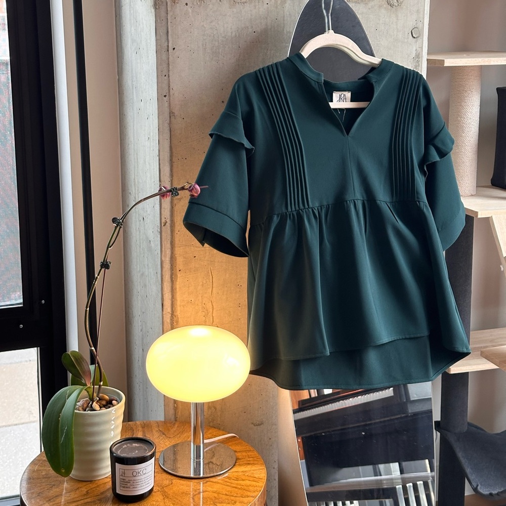 Dark green blouse